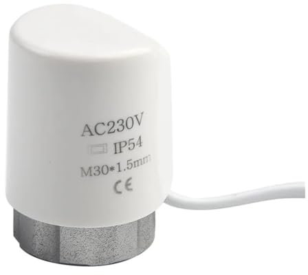 HWEIH AC230V elektrische thermische Stellantriebe, Servo-Heizkörperventil for warme Fußbodenheizung, Temperatur-Stellantrieb, Ventilsystem einstellen und steuern