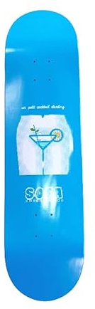 Deck Cocktail 8.375 - Blau - Sofa Skateboards