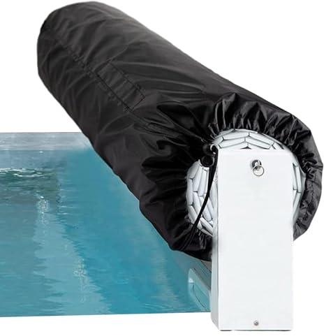 Pool Roll Cover, Solar Blanket Spool - Waterproof Cover for Swimming Pools, Protective Solar Tarpaulin with Robust Design, Cover for Above Ground Pools, Ideal for Recessed Swimming Pools