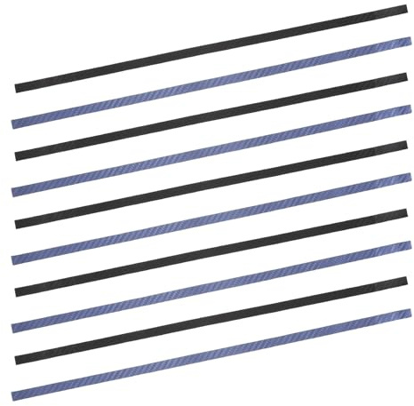 ELAYARD Lot de 10 Bandes Adhésives 08 CM pour Raquette de Tennis de Table et Pickleball Film Protecteur en Tissu PU Protection Flexible et Résistante UV pour Bord de Raquette