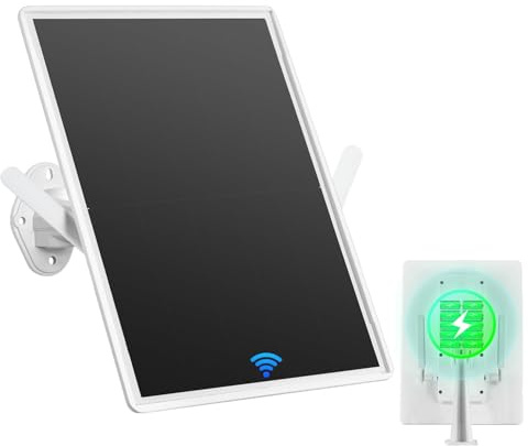 Orayafid Répéteur solaire d'extérieur résistant aux intempéries, coupe-route Wi-Fi – Amplificateur de signal Internet sans fil 2,4 GHz avec énergie solaire et batterie de 20 000 mAh – Pas de zones
