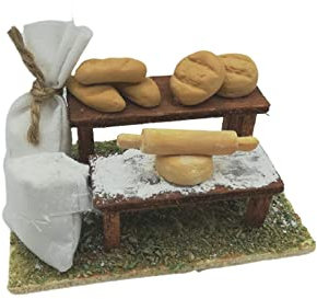 Banco panettiere - Accessori per Presepe