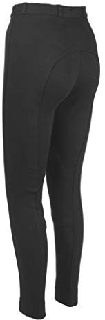 Avon Equine Reithose für Kinder, Baumwolle, für Jungen und Mädchen, 4-Wege-Stretch, weich, Junior-Reithose, Reithose, grau, 42