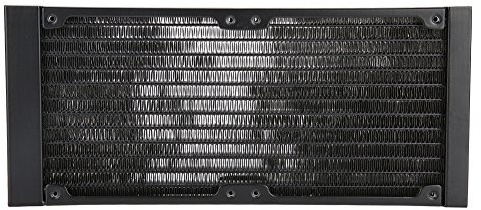 Zunate 240mm PC Heat Exchanger Radiator, 12 Tube Liquid Cooler with G1/4 Thread Copper Fin, Water Separator for Desktop, Server