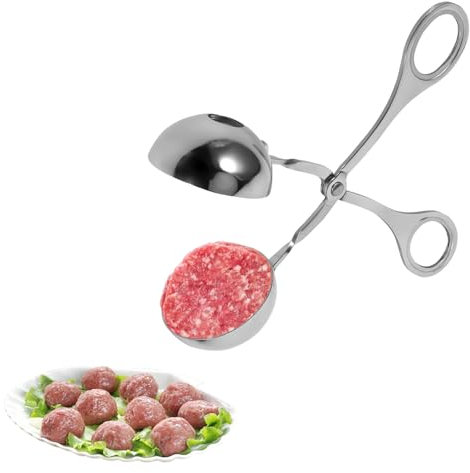 Meatball Scoop Ball Maker, Stainless Steel Meat Baller Tongs,Cake Pop Maker Meatball Maker,Melon Baller,Cookie Scoop for Kitchen Tools