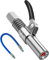 HIMOMO G Coupler Pistolet à Graisse,Pompe à Graisse Manuelle Pistolet Graisseuravec Buse de Pistolet à Graisse avec Tuyau de 30 cm pour Toutes Sortes de Machines à Graisse