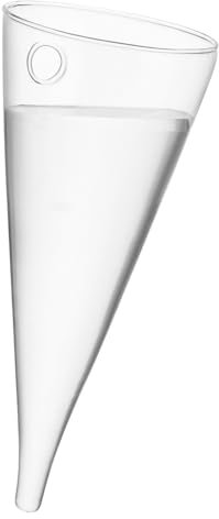 YARNOW Hängende Glasvase Für Pflanzen Und Blumen Transparentes Wanddekor Kegelförmiger Blumentopf Für Stilvolle Raumgestaltung Für Wohnzimmer Schlafzimmer Und Büro