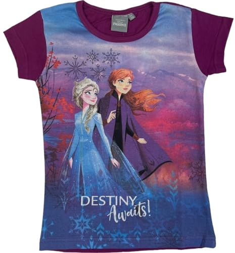 T-Shirt La Reine des Neiges Disney - T-Shirt T-Shirt Manches Courtes La Reine des Neiges