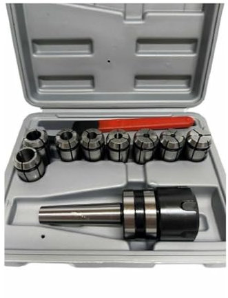 Trade Shop - Mandrin pour tour fraiseuse Cm4 avec 8 pinces M10 Mt4 -