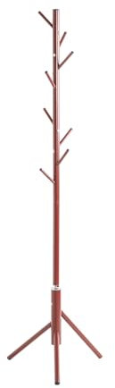 HAKU Möbel Garderobenständer rot, Metall - Maße: H 173 cm x Ø 48 cm, Style: Traditional