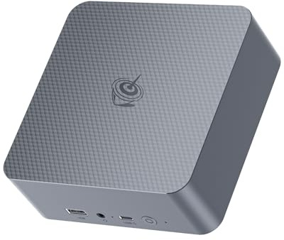 Beelink EQR7 Mini PC, AMD Ryzen 7 7735HS(8C/16T, Up to 4.75GHz), Mini Computer 24G LPDDR5 RAM 1TB NVMe PCIe4.0 SSD, Micro PC 4K@60Hz Dual HDMI Display Built in Power Supply/WiFi6/BT5.2/1000Mbps