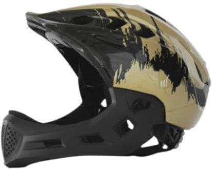 FLCPJGV Fahrradhelm für Kinder Fahrradhelm Sporthelm Rennradhelm für Outdoor, Khaki