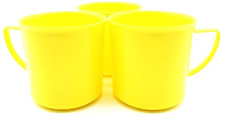 Kimmel Lot de 3 tasses jaunes de 180 ml