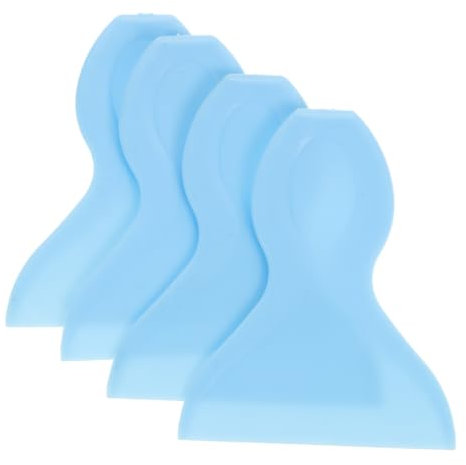 JECOMPRIS 4pezzi Raschietto Plastica Per Applicazione Di Pellicole Adesive Per Auto Strumento Leggero e Resistente Per Finestrini e Decalcomanie Accessorio Pratico Per Installazione Facile