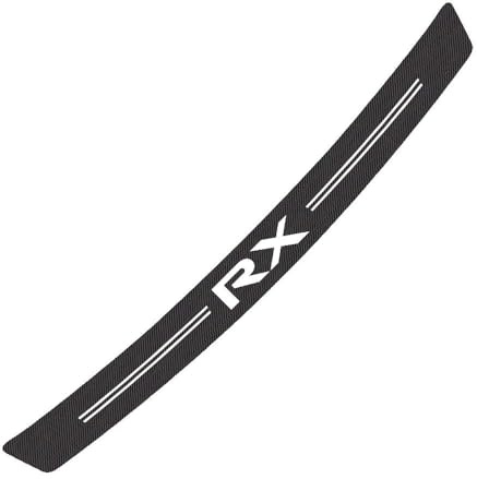 CHAOWEIFB Protector de Parachoques Trasero para Lexus RX300 RX330 RX350 RX400H RX270 RX450H RX200T RX350H RX500H, Carbono Fibra Protección Borde de Carga Protector de Umbral de Puerta Accesorios
