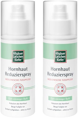 Hornhaut Reduzierspray – medizinische Fußpflege – Allgäuer Latschenkiefer – 2 x 150 ml