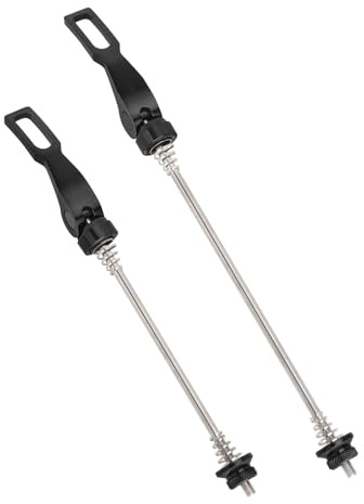 Illkjasfc 2. Bike Front Rear Wheel Quick Release Skewers With Clip Bolt Levers Road Cycling Hub Installation Tool Bicycles Quick Release Skewer Bike Accessories
