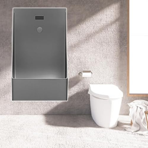 Urinoir mural haute efficacité pour homme en acier inoxydable 304, capteur automatique, résistant aux éclaboussures, système de chasse d'eau respectueux de l'environnement pour la maison et le public