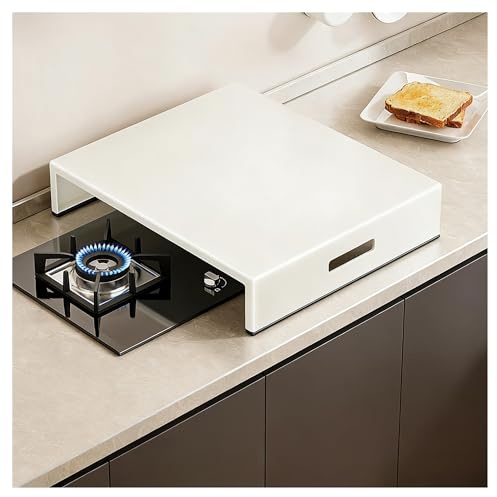 QSTGX Couvre Plaque De Cuisson Induction Panneau de Protection Thermique pour Comptoir de Cuisinière Électrique, Évier, Camping-car et Cuisinières Électriques et À Gaz(35x49x9.5 cm)