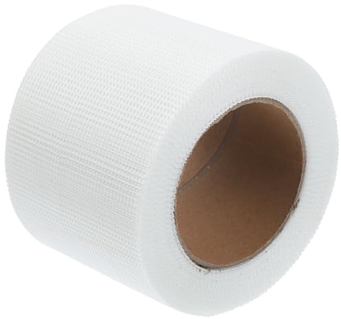 DEARMAMY Nastro Autoadesivo per Cartongesso 10cm X 30m Nastro Sigillante per Crepe e Fessure Muri Flessibile per Riparazione Pareti e Angoli