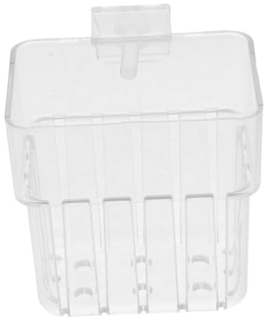 minkissy Support Suspendu Transparent pour Plantes D'aquarium, Jardinière Murale Hydroponique Compacte pour Culture Aquatique, Pot Suspendu pour Décoration de Bassin et Accessoires