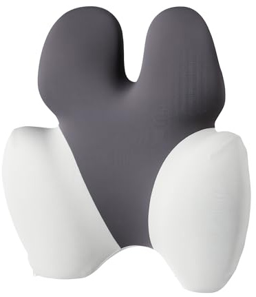 Eco Pursleep Lendenkissen aus Memory-Schaum – Ergonomisches Rückenkissen für Büro & Gaming-Stuhl | Oeko-TEX & CertiPUR-US Zertifiziert