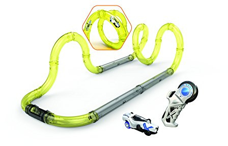 Silverlit Exost Loop – Circuito de Coche – Juego de Entrenamiento – 18 Tubos XXL para Montar – Juguete con Efectos Luminosos