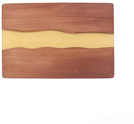Square Epoxy Resin River Wood Cutting and Chopping Board