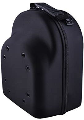 Senvitate Hat Travel Case, Hat Storage for Baseball Caps, Hat Organizer Box Storage for Cap, Caps Carrier Ball Hat Holder for 6 Caps, Travel Hat Display Carrier Bag