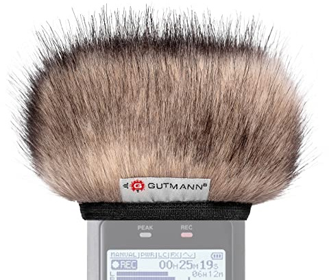 Gutmann Mikrofon Windschutz Fell für Tascam DR-07X CAT Handgefertigt in Deutschland
