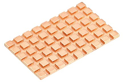 sourcing karta koppar kylfläns med ledande lim för SSD-kylare 40 x 26 x 1,5 mm
