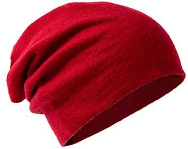 Villand 100% Merinowolle Mütze für Damen und Herren mit Geschenkbeutel, doppellagige Skimütze, gestrickte Wollmütze für den Winter