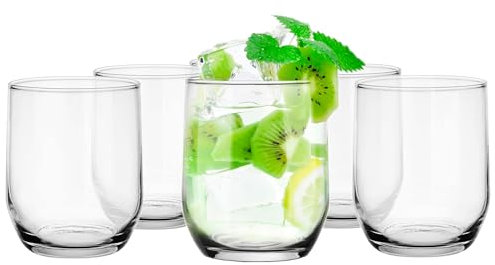 Glasmark KROSNO 1992 Vasos Juego De 6 Vasos De Cóctel De 0,3 Litros De Agua Aptos Para Lavavajillas 6 x 280 ml