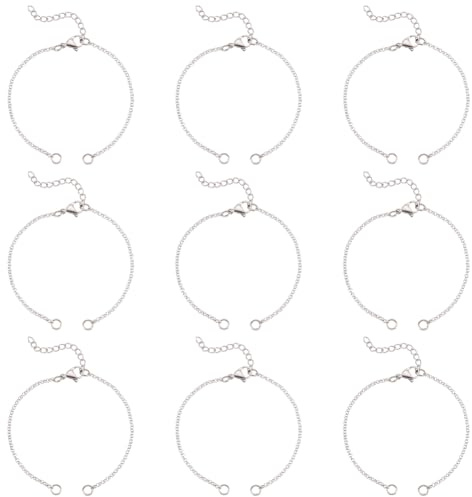 Beebeecraft 1 Box 25 Stück Verstellbares Schiebearmband Aus Edelstahl Silberfarben Italienische Perle Kugelkette Gliederkette Halskette Zur Herstellung von DIY Schmuck