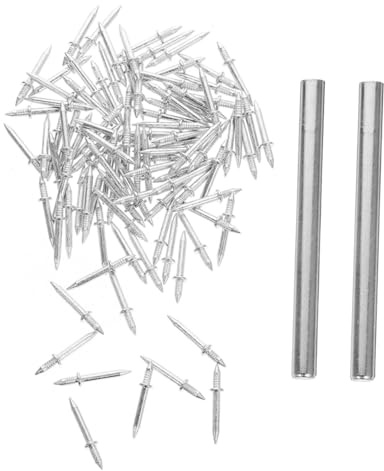 ULDIGI Clavos Dobles Para Zócalo Clavos Para Cuadros Clavos De Doble Punta Para Madera Fácil Instalación Sin Rastro Resistente Para Paredes De Yeso
