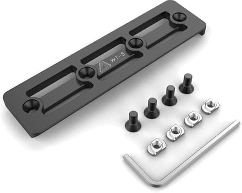 Warrior Mloc Arca Plate – Hunting & Shooting Tripod Mount – Fits Warrior & Commander Tripods, Chief Leveling Head – Arca Swiss Compatible – Premium Build, Includes Cams, Screws (5 Inch)
