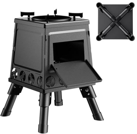 Campingkocher, tragbarer Holzofen | Zeltofen faltbarer Holzofen - Camping-Gadgets, Holzheizung, tragbarer Holzofen für chinesisches Neujahr, Frauen, Männer