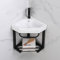 Lavabo Angolare Con Mobile,Lavandini Ad Angolo Piccolo Per Bagno,Lavabo Bagno Angolare Sospeso,Lavabo Bagno Angolare Sospeso In Ceramica Bianca Lucida,Sospeso O Appoggio Montaggio(15in/38cm)