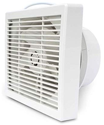 RWSXY Ventilatore di Ventilazione, Ventilatore di Ventilazione a Parete, Ventilatore di Scarico Quadrato Bianco, Ventilatore di Scarico Silenzioso per Bagno a soffitto