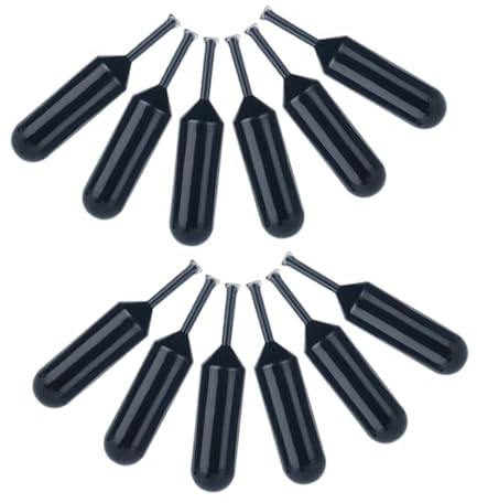 Veemoon Privacy Roller Stamp Ink Refill 12pcs Black Ink for Confidential Mail Documents Identity Protection Self-Inking Stamp Refills Fast Drying for Address Security