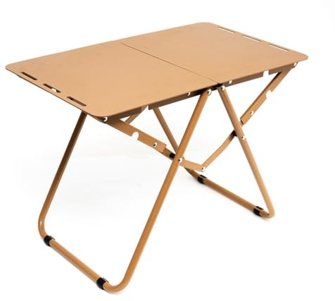 Mesa auxiliar plegable compacta para exteriores, aleación de aluminio, portátil para picnic, barbacoa, sala de estar y camping