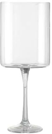 Copa de cóctel de vidrio de champán de 14 onzas Copas de vino tinto de champán Copas de plástico Desmontable Roscado de alta taza de bebida tazas