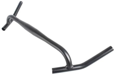 Oshhni Fahrradlenker, Rennradlenker aus Aluminiumlegierung, Mountainbike-Riser-Lenker, rutschfester, stoßdämpfender Außenwinkel-Lenker, ideal für MTB, Citybikes, Rennräder, 62 x 3.18 x 2.22 cm