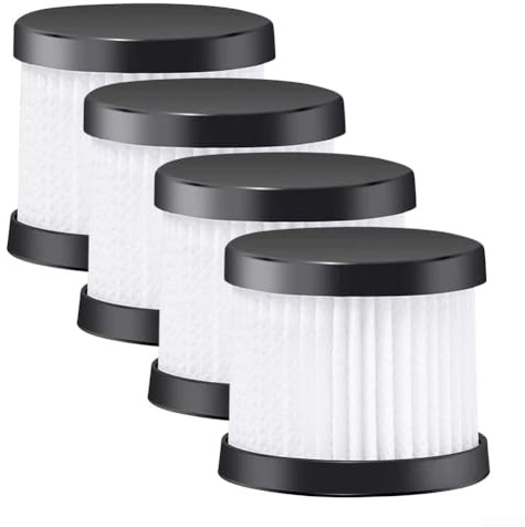 Replacement HEPA 12 Filter Set for Karcher Cordless Handheld Vacuum for Allergy Sufferers (4 PACK)