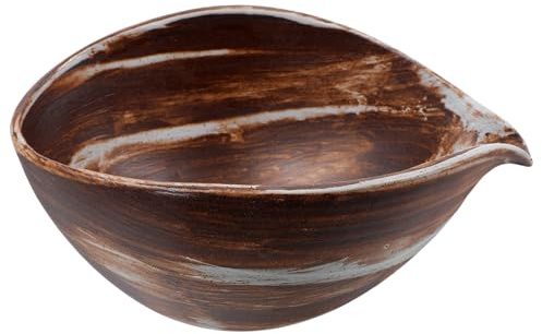 TOBBOMEY Vintage Keramik Teebehälter mit Ausguss für Teeportionierung Handgefertigter Gongdao Becher im Klassischen Stil zum Servieren und Teegenuss