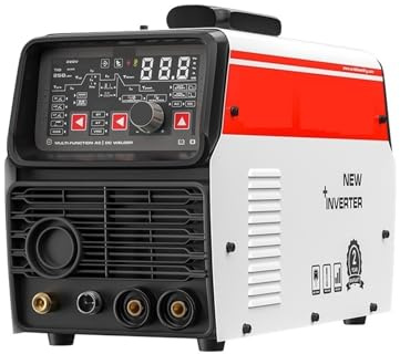 AC/DC WIG-Schweißgerät MMA/LIFT WIG/HF WIG/Puls 3-in-1-Aluminiumschweißgerät Inverter WIG-Schweißgeräte Einfach Zu Bedienen(Latest P0)