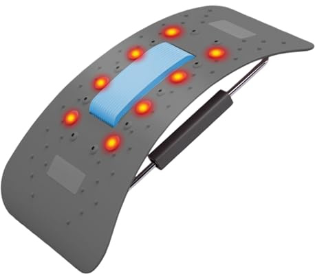 Tabla Lumbar para la Espalda,Masajeador De Tracción Ajustable,Dispositivo De Estiramiento Lumbar Para Crujidos | Para Estiramiento, de Molestias, Recuperación Muscular y Relajación en Hogar,