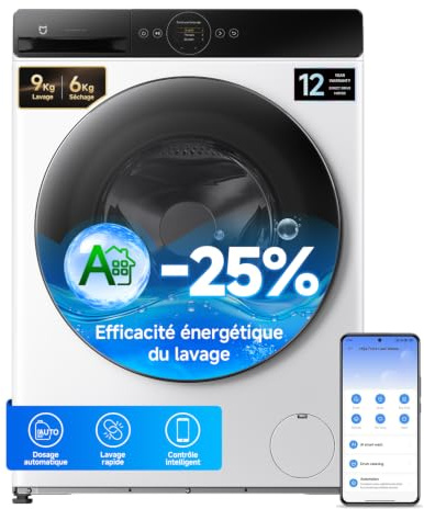 Xiaomi Mijia Lave-Linge séchant Hublot Pro 9 kg Lavage / 6 kg Séchage