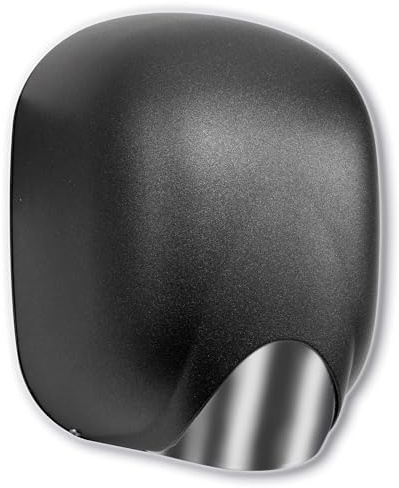 vama Asciugamani Elettrico con Fotocellula 1100W Ecostream NF Hot Alluminio Nero Goffrato