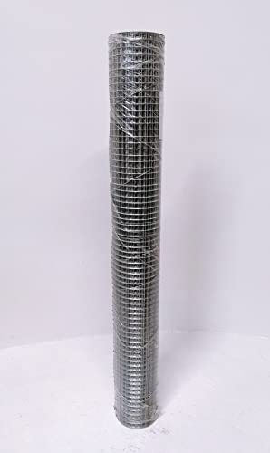 F&G Supplies 90cm (3ft) tall x 6m long 25mm x 12.5mm (1 inch x 1/2 inch) Galvanised aviary welded wire mesh